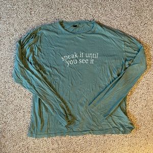 Speak it until you see it Lonely Ghost l/s